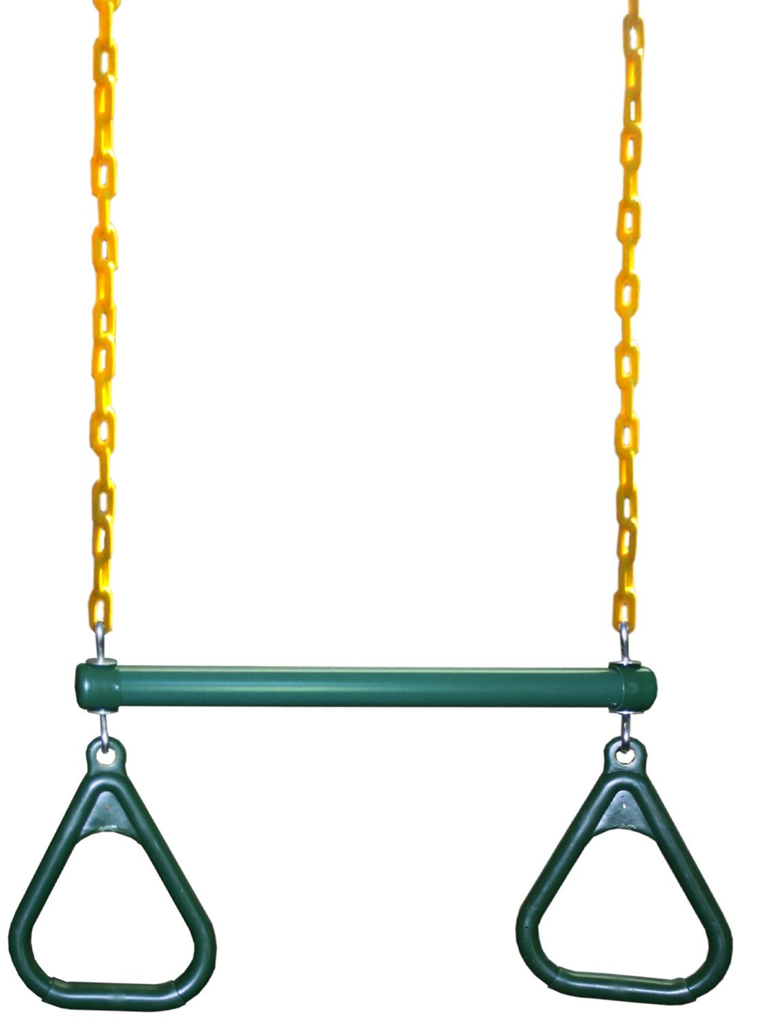 Eastern Jungle Gym Heavy-Duty Ring Trapeze Bar Combo Swing ,Large 20" Trapeze Bar with Coated Swing Chains 43" Long