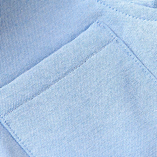 OCHENTA Little Boys' Girls Fleece Lined Dress Flannel Shirt Long Sleeve Button Down Shacket Blue 100CM - 2T