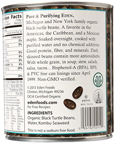 Eden Foods Organic Black Beans, 29 oz