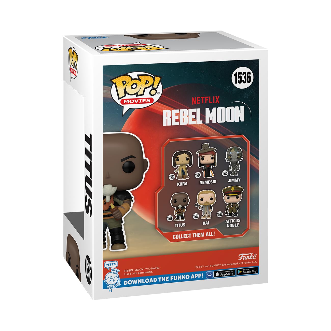 Funko Pop! Movies: Netflix - Rebel Moon, Titus