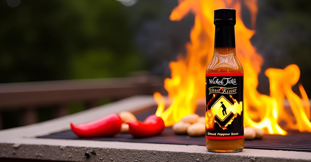 Ghost Pepper Hot Sauce Wicked Tickle Bhut Kisser Very Hot Award Winning Sauce