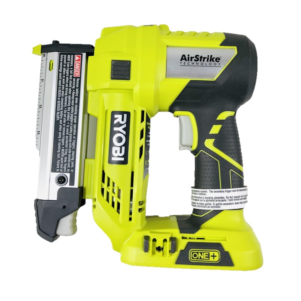 Ryobi 18-Volt Air Strike 23 Gauge 1-3/8" Cordless Headless Pin Nailer P318, Battery and Charger Combo Kit (Bulk Packaged)