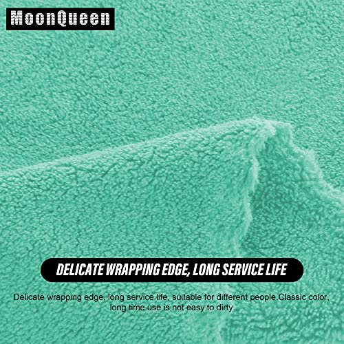 MOONQUEEN Ultra Soft Premium Washcloths Set - 12 x 12 inches - 24 Pack - Quick Drying - Highly Absorbent Coral Velvet Bathroom Wash Clothes - Use as Bath, Spa, Facial, Fingertip Towel (Purple)