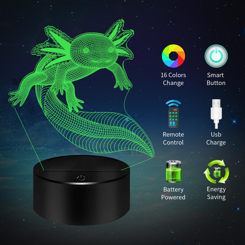 BASSI Christmas Gifts for Mom, Engraved Night Light Lamp Mothers Day Gifts for Mom, Mom Gifts from Daughter Son, 16 Colors Remote Control, 4 Modes