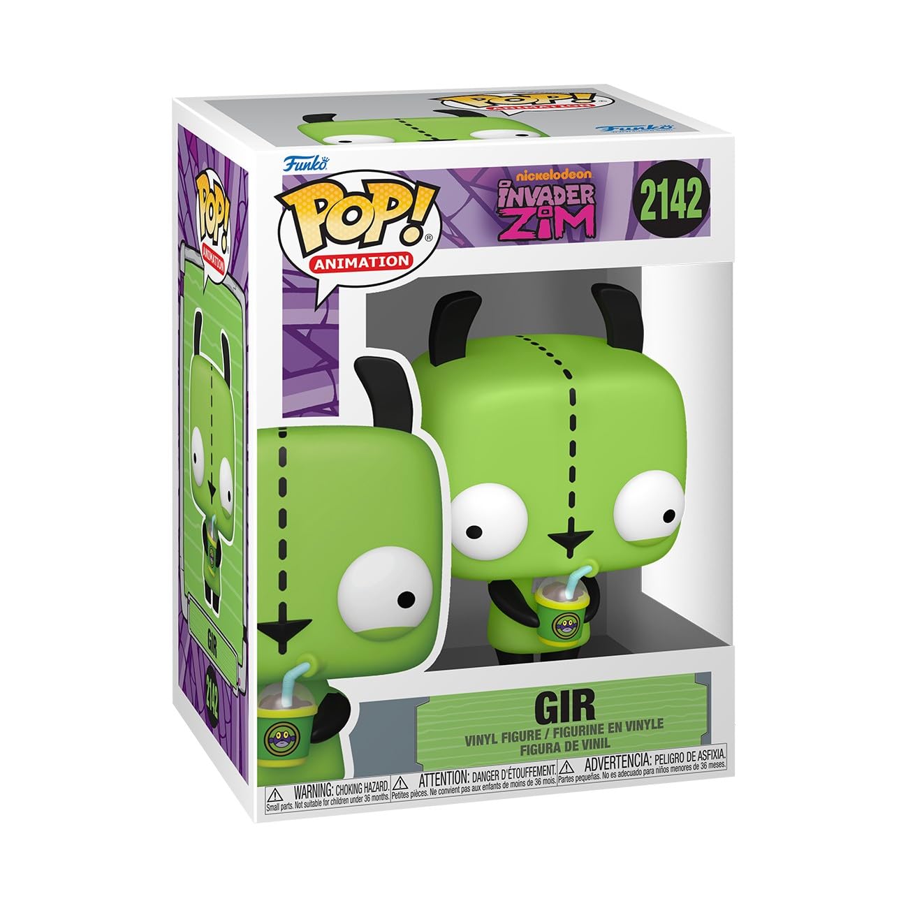 Funko Pop! Animation: Invader Zim - Gir - Collectable Vinyl Figure - Gift Idea - Official Merchandise - Toys for Kids & Adults - Cartoon Fans - Model Figure for Collectors and Display