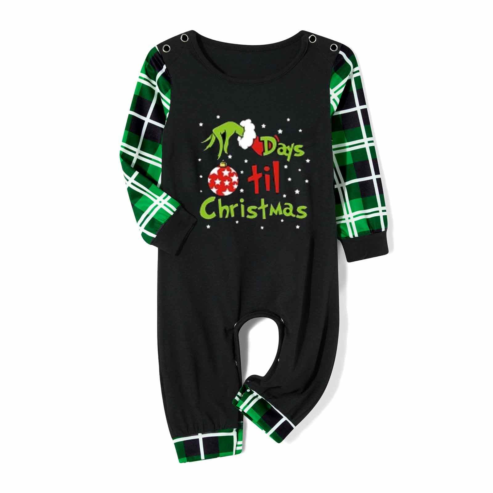 VS&LLWQ Family Christmas Pjs Matching Sets Christmas Pajamas for Family Christmas Elf Pjs Holiday Xmas Jammies Set(#104-Pet, Small)