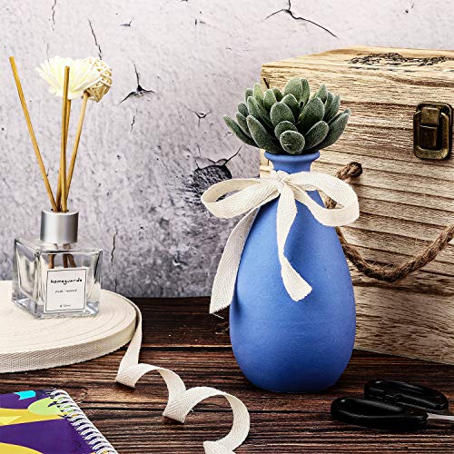 Soft Natural Twill Tape Ribbon Herringbone Webbing Sewing Ribbon for DIY Craft Making, 100% Cotton