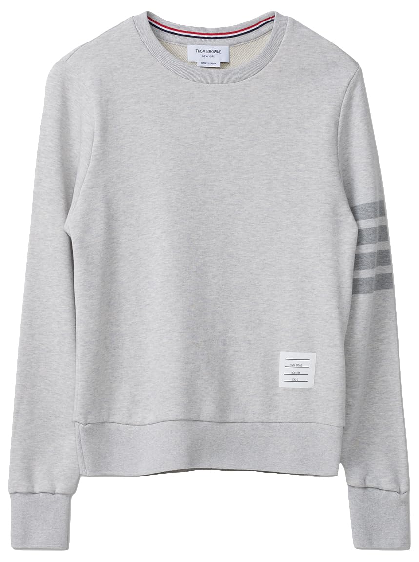 Thom Browne, Men's Crew Neck Sweatshirt, X-Large, Grey