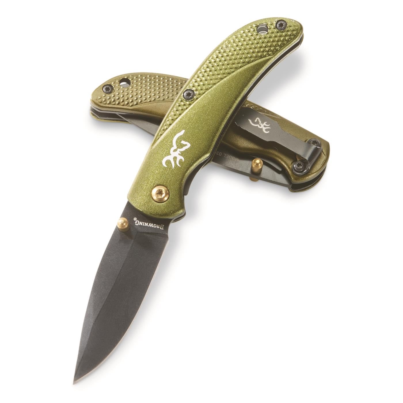 Browning 3220337: Knife, Prism 3 Green