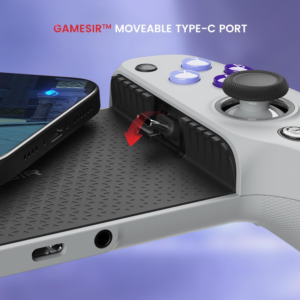 GameSir G8 Galileo Phone Controller for Android & iPhone 15 Series (USB-C), Mobile Gaming Controller with Hall Effect Joysticks, Play Xbox, Call of Duty, Fortnite & Zenless Zone Zero