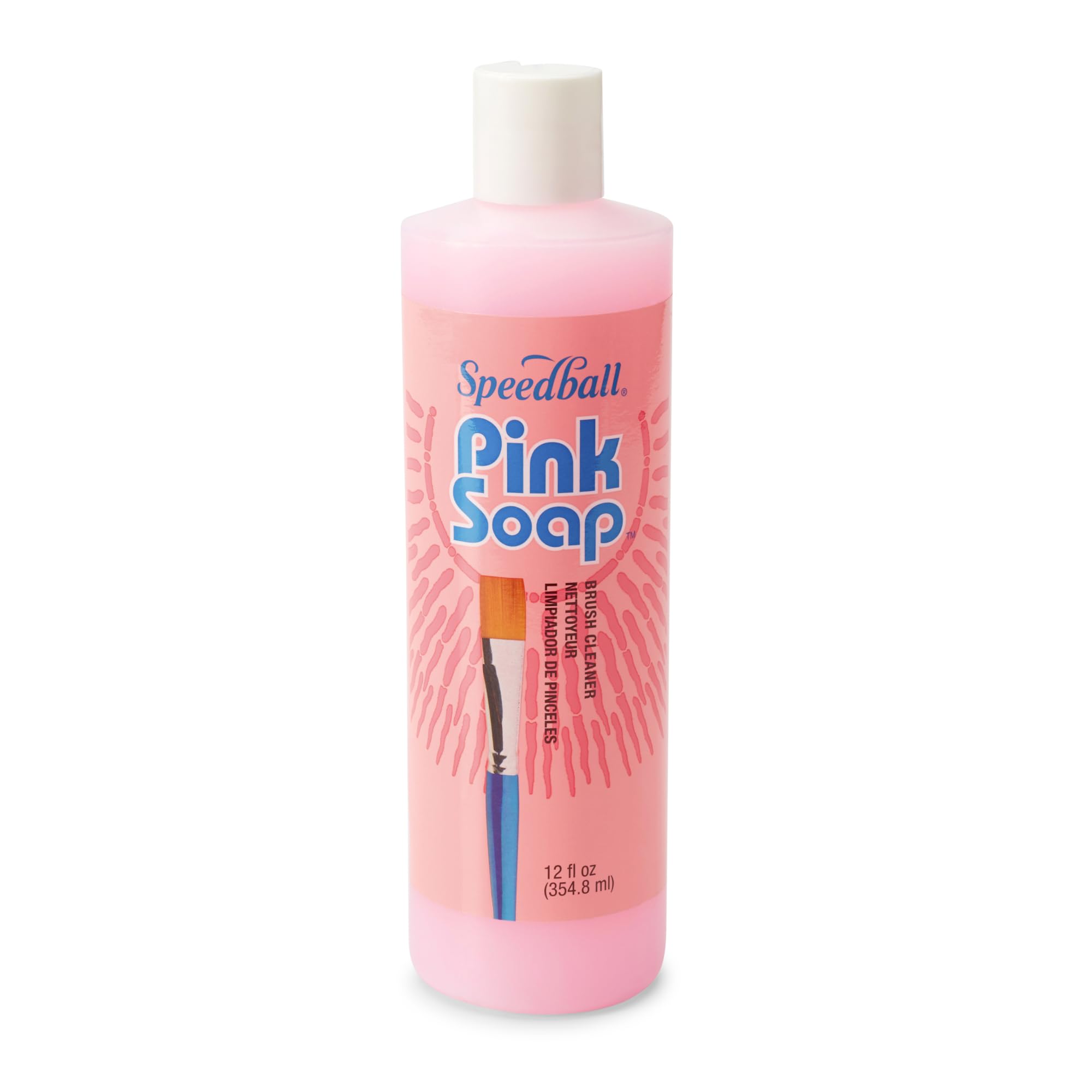Pink Soap 00132-66 12-Ounce Brush Cleaner and Conditioner