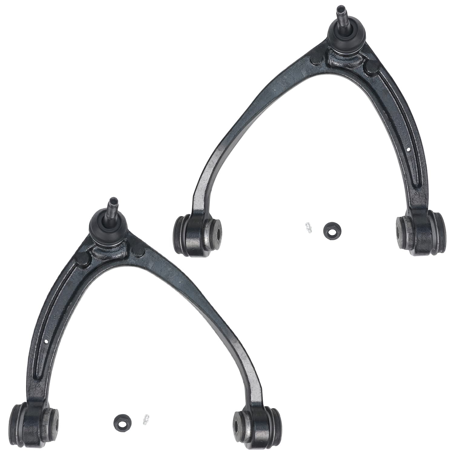 Detroit Axle - Front 4pc Control Arms Kit for Chevy GMC Suburban Silverado Sierra Yukon XL 1500 Tahoe Avalanche Cadillac Escalade ESV EXT 2 Upper Control Arms 2 Lower Ball Joints Replacement