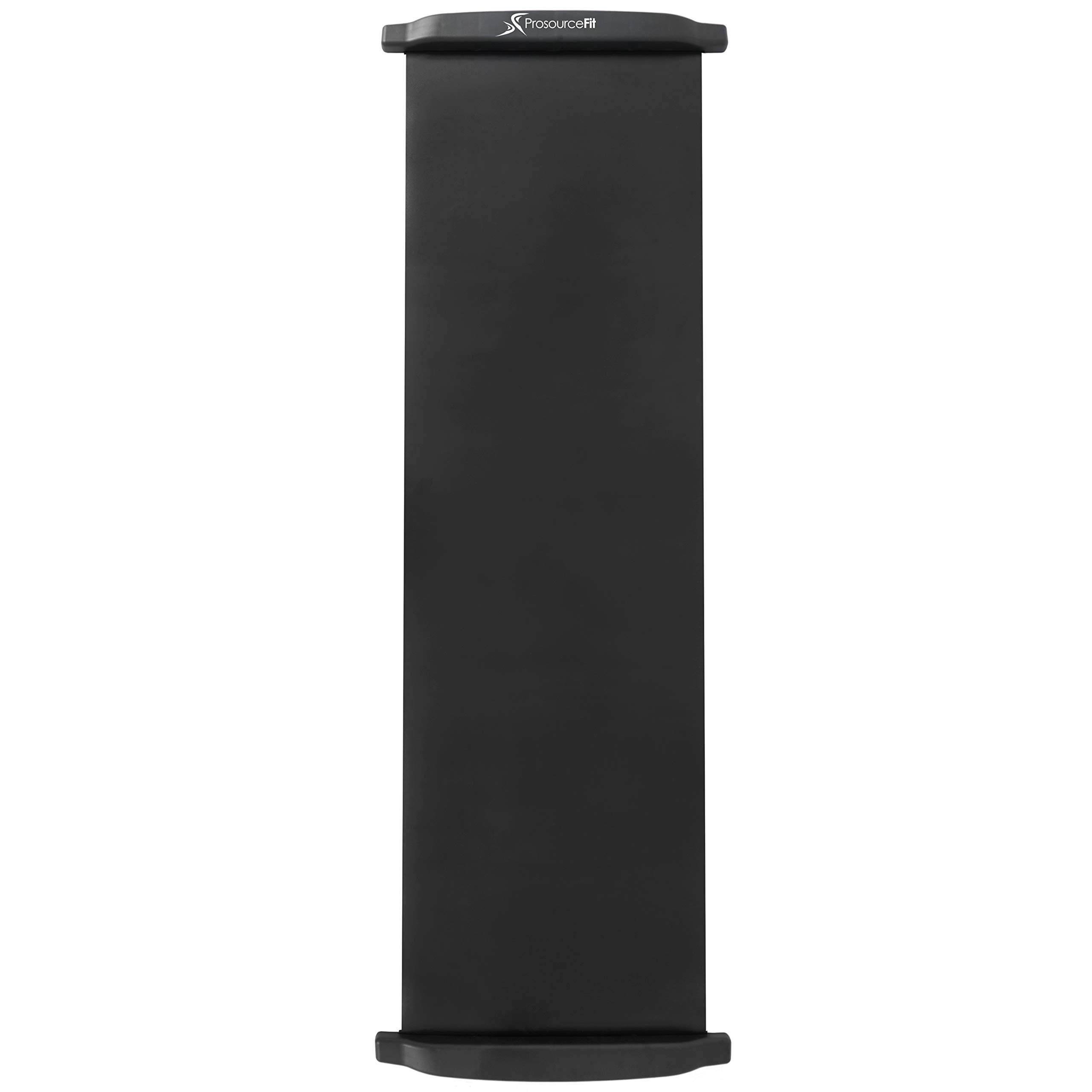 ProsourceFit Slide Board Mat for Exercise 6’ with End Stops, Booties & Carrying Bag for Low-Impact Indoor Home Workouts and Sports Training