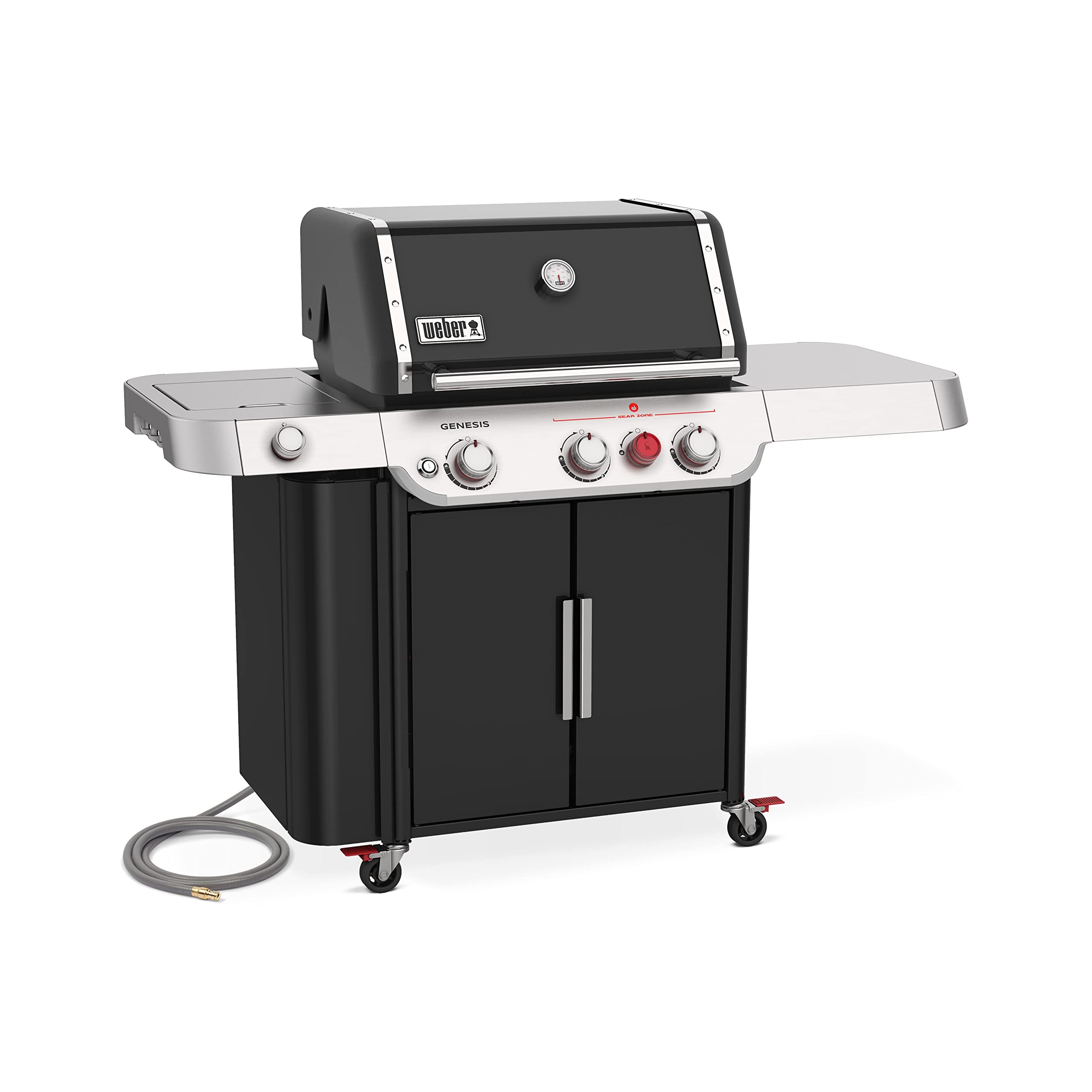 Weber Genesis E-335 Gas Grill, Natural Gas, Black
