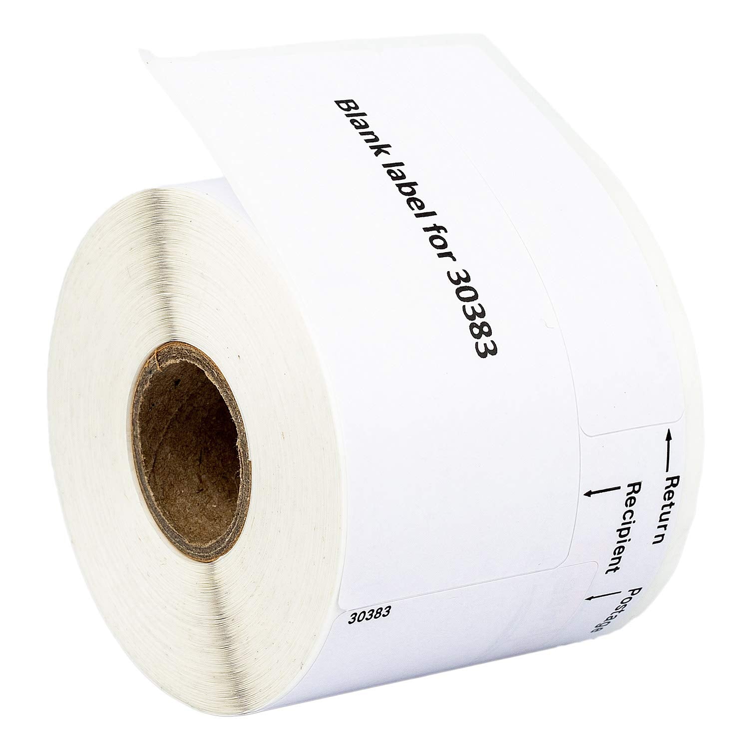 DYMO-Compatible 30383 3-Part Internet Postage Labels (2-1/4" x 7") -- BPA Free! (1 Roll; 150 Labels per Roll)