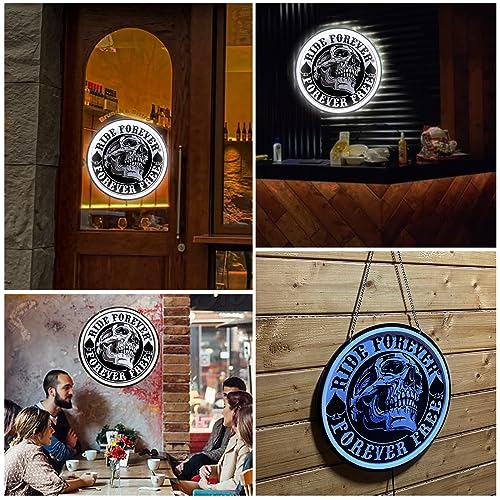 Wikineon LED Neon Sign for Wall Decor, Neon Light Up Signs for Bar Party Garage Bedroom Gaming Room Shop, Neon Wall Art for Man Cave