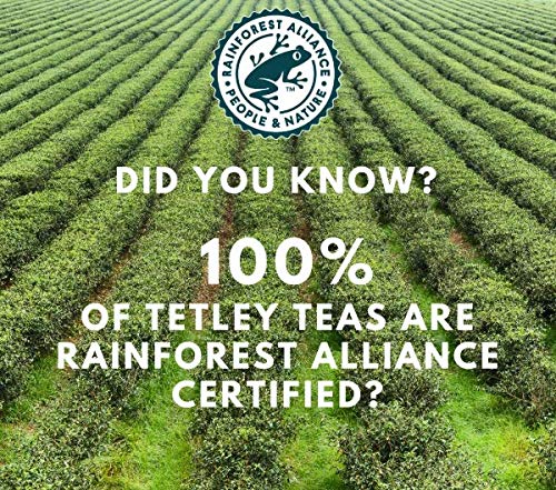 Tetley British Blend Premium Black Tea, 320 Tea Bags, Rainforest Alliance Certified