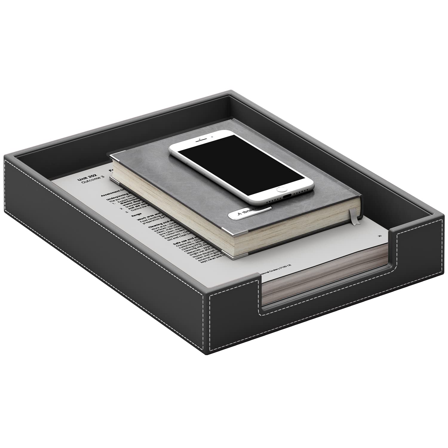 Thipoten Leather Letter Tray