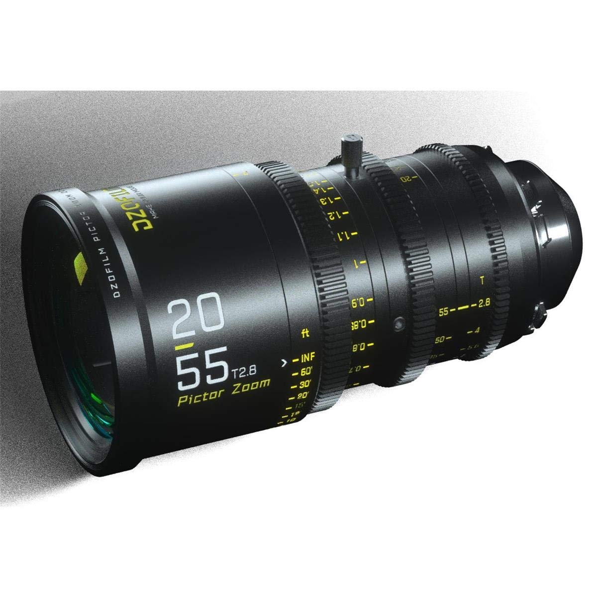 DZOFILM Pictor 20-55mm T2.8 Super35 Parfocal Cine Lens for PL Mount and Canon EF, Black