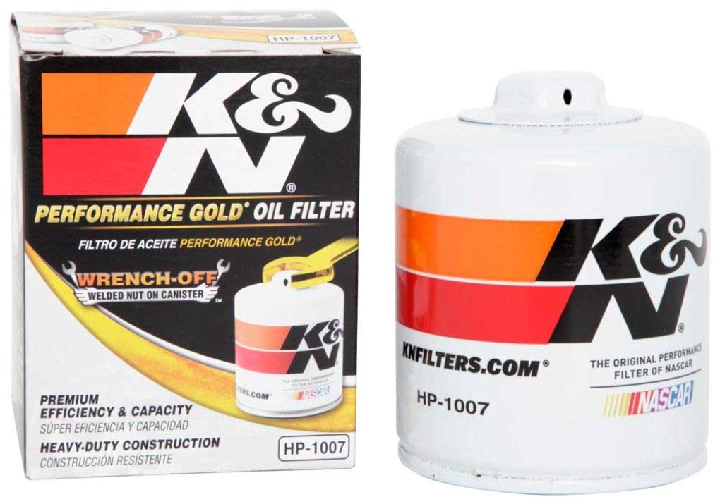 K&N Premium Oil Filter: Protects your Engine: Compatible with Select CHEVROLET/GMC/BUICK/CADILLAC Vehicle Models (See Product Description for Full List of Compatible Vehicles), HP-1007