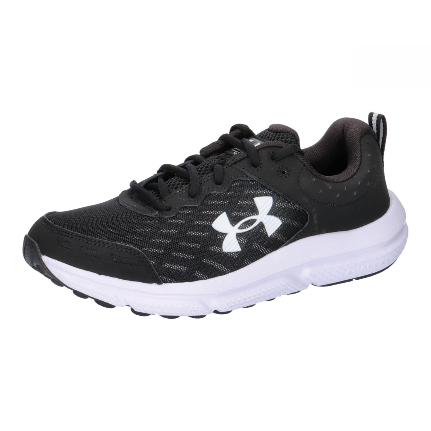 Under Armour Men's Charged Assert 10, (001) Black/Black/White, 10.5, US