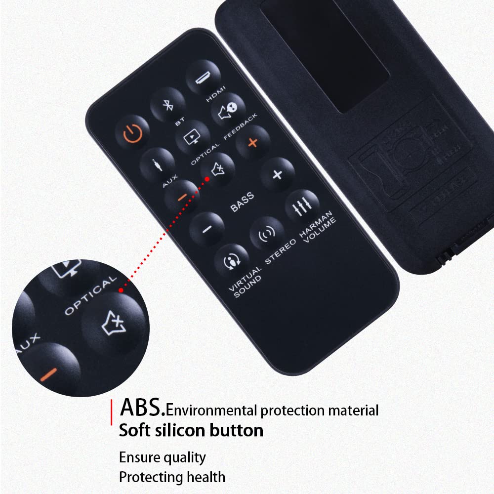 Replacement Remote Control fit for JBL Cinema Soundbar SB350 SB250 Sound Bar Remote