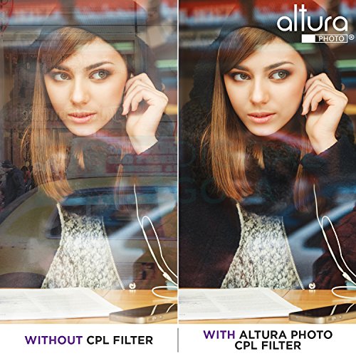 Altura Photo 40.5MM Lens Filter Kit - Includes 40.5MM ND Filter, 40.5MM Polarizer Filter, 40.5MM UV Filter - UV, CPL Polarizing Filter, Neutral Density for Camera Lens + Lens Filter Case