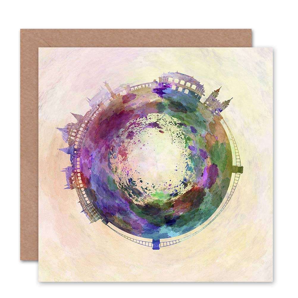 Wee Blue Coo CARD GREETING LITTLE WORLD CITY SKYLINE BUDAPEST HUNGARY GIFT