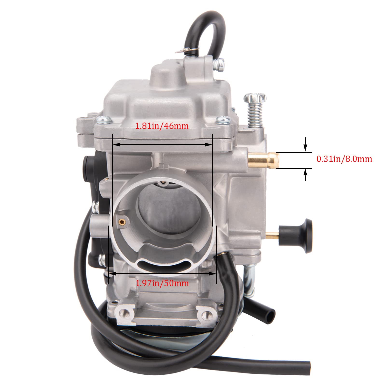 YFM250 Carburetor Replace # 4XE-14140-13-00 Fits for 1999 2000 2001 2002 2003 2004 Yamaha Bear Tracker 250 Yfm250X Yfm250Xh Yfm250XM & More ATV Carb