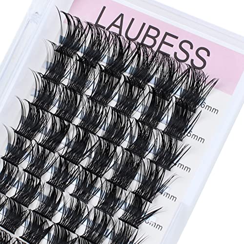 Eyelash Extension Kit Lash Clusters Kit Lash Bond and Seal Waterproof Lash Tweezers Individual Lashes Kit DIY Lash Extension Kit Eyelash Glue Remover Brush (Set 30D/40D-0.07C-9-16Mix)