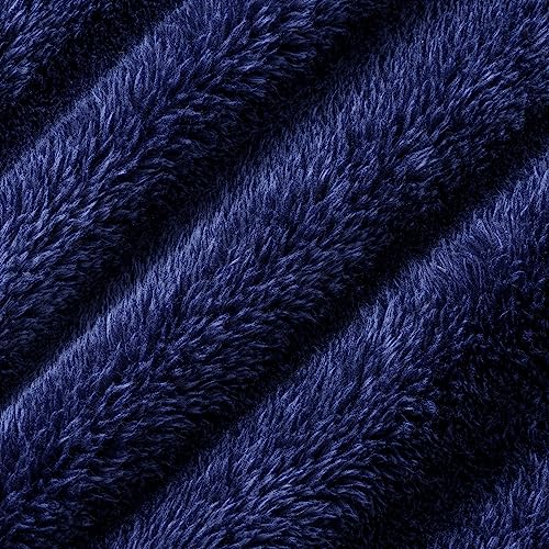 Berkshire Blanket Classic Extra-Fluffy™ Plush Blanket, King Size Bed Blanket, Soft Fuzzy Fluffy Long Hair Blanket for Couch Sofa Bed, Peanut, 90x108 Inches