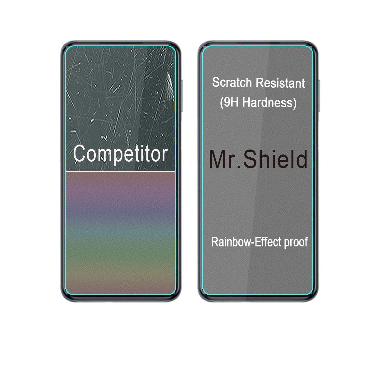 Mr.Shield [3-Pack] Designed For Xiaomi Mi 10T Pro 5G [Tempered Glass] [Japan Glass with 9H Hardness] Screen Protector with Lifetime Replacement