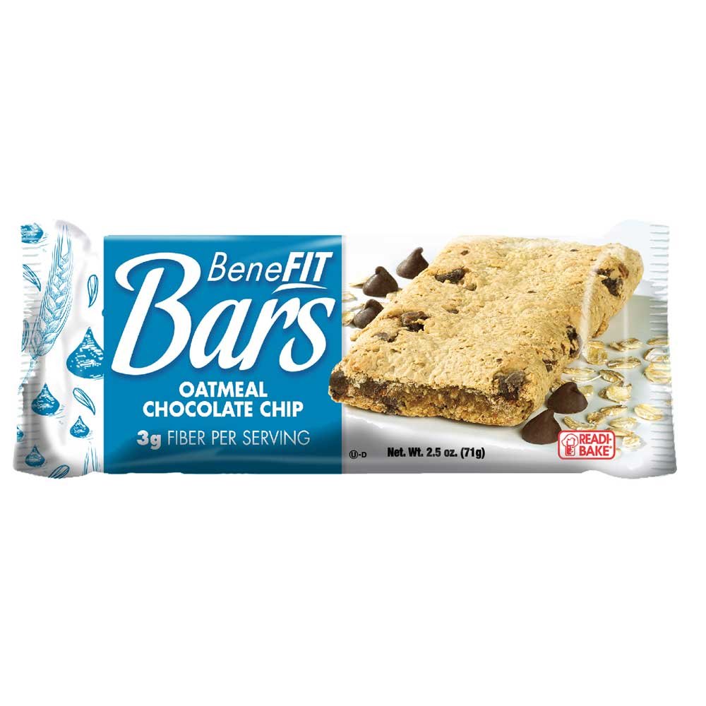Readi Bake BeneFIT Oatmeal Chocolate Chip Cookies -- 48 per case.