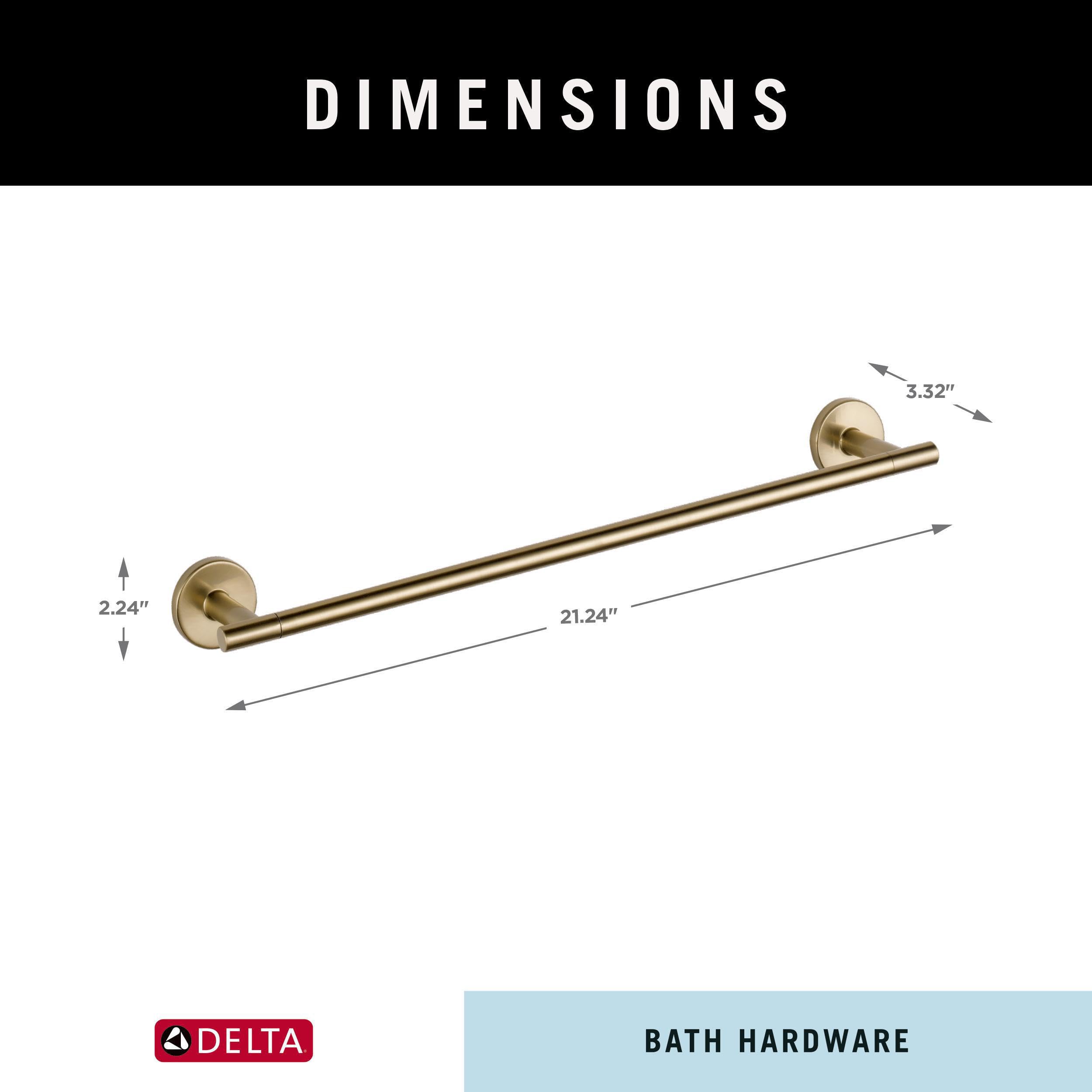 Delta 75918-CZ Trinsic 18 in. Towel Bar in Champagne Bronze