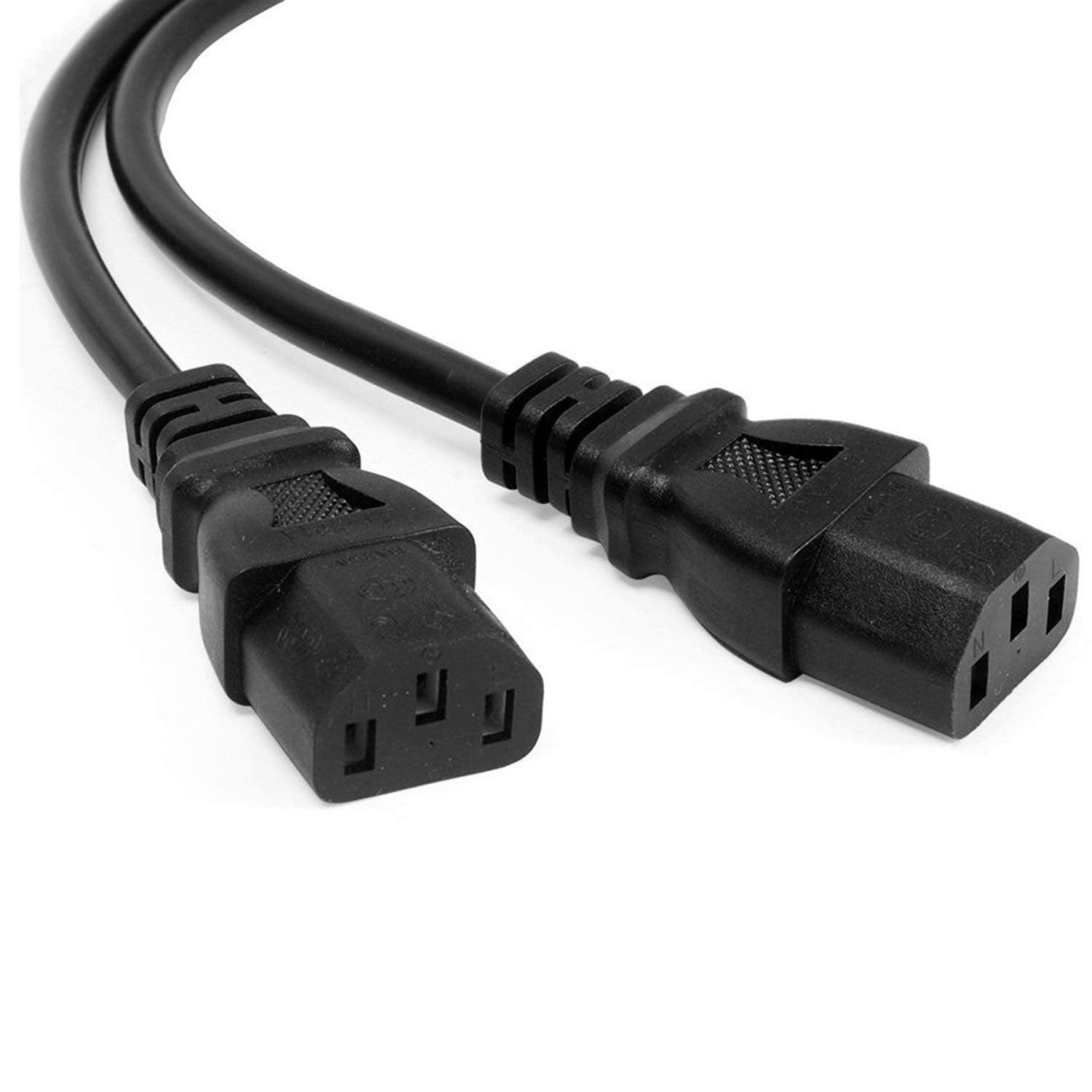 10-Pack UPS Server Y Splitter C14 to 2 x C13 Power Extension Cable Bundle