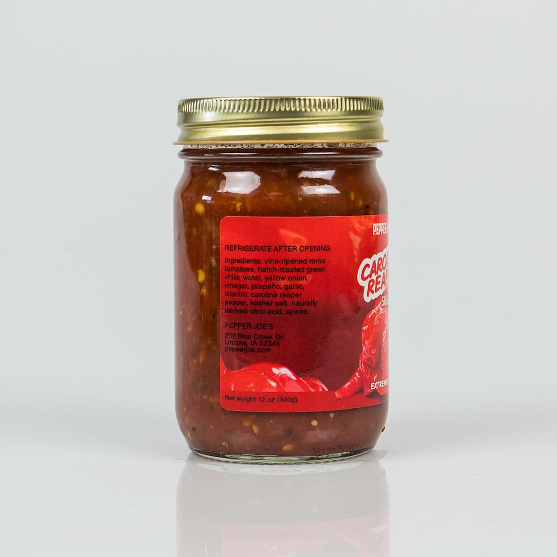 Pepper Joe’s Carolina Reaper Salsa – Dangerously Delicious Superhot Salsa with World’s Hottest Pepper – 12 Ounce Jar of Spicy Salsa