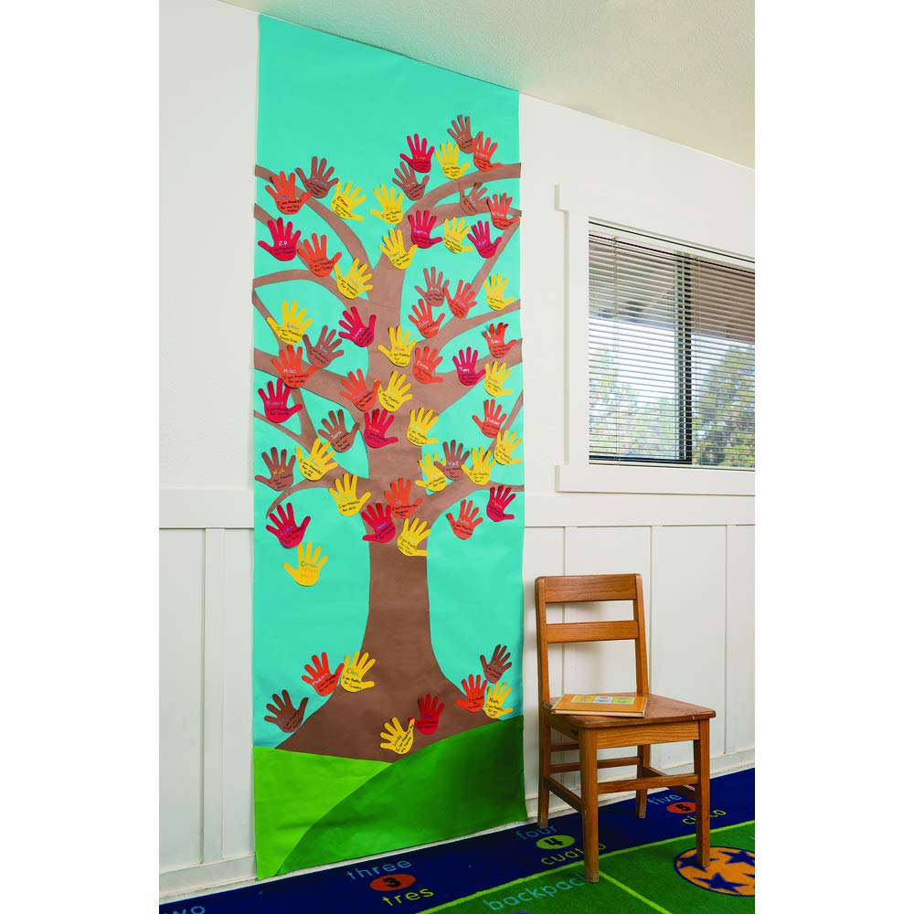 Colorations Dual Surface Paper Roll Classroom Supplies for Arts and Crafts Yellow (36" x 1000') (Item # DSYE)