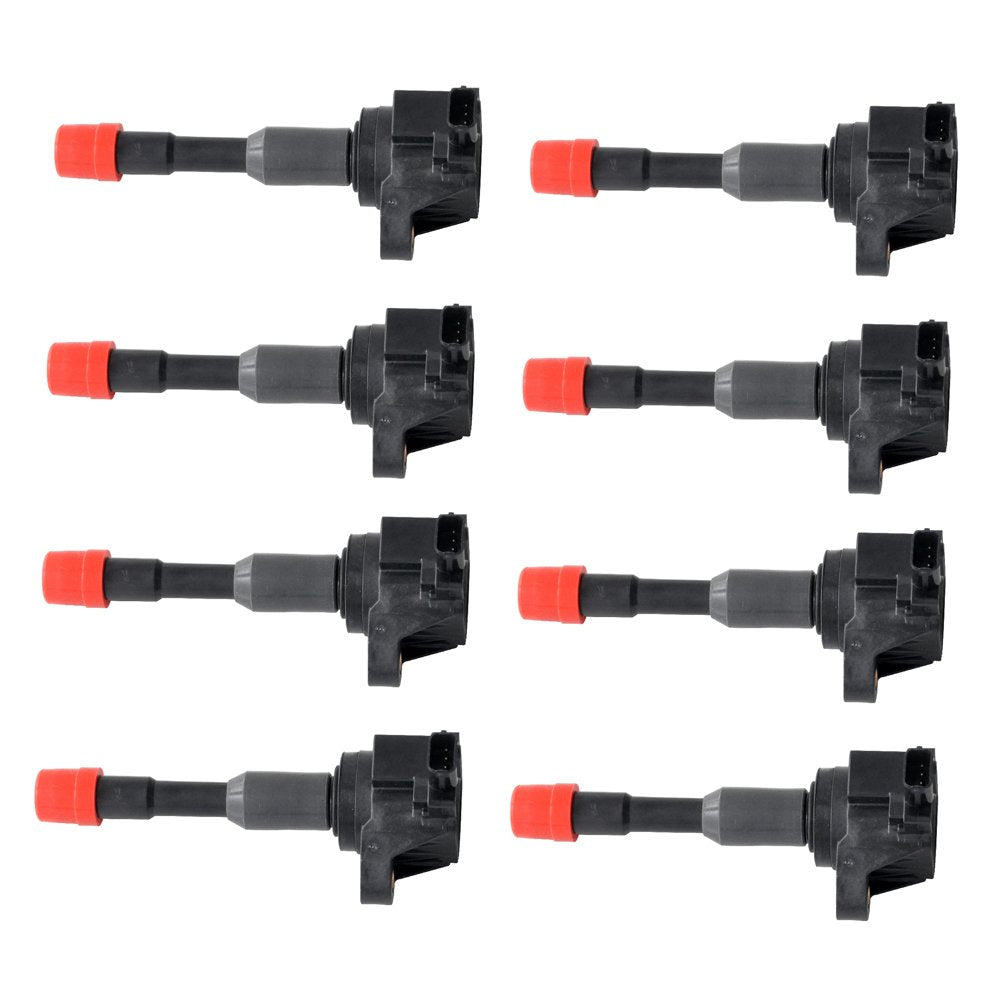 DRIVESTAR 8PCS Ignition Coil Pack Front 2003 2004 2005 2006 2007 2008 2009 2010 2011 for Honda Civic Hybrid 1.3L, Set of 8, Replace# UF374 C1408 5C1405