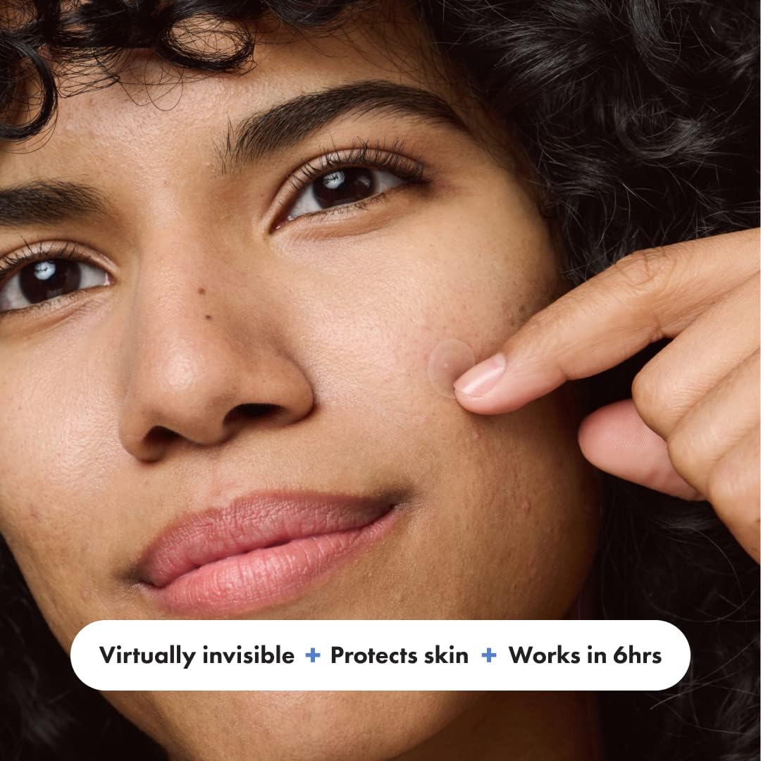 Hero Cosmetics Mighty Patch™ Invisible+ Patch - Daytime Hydrocolloid Acne Pimple Patches for Covering Zits and Blemishes, Ultra Thin Spot Stickers for Face and Skin, Vegan-friendly (39 Count)