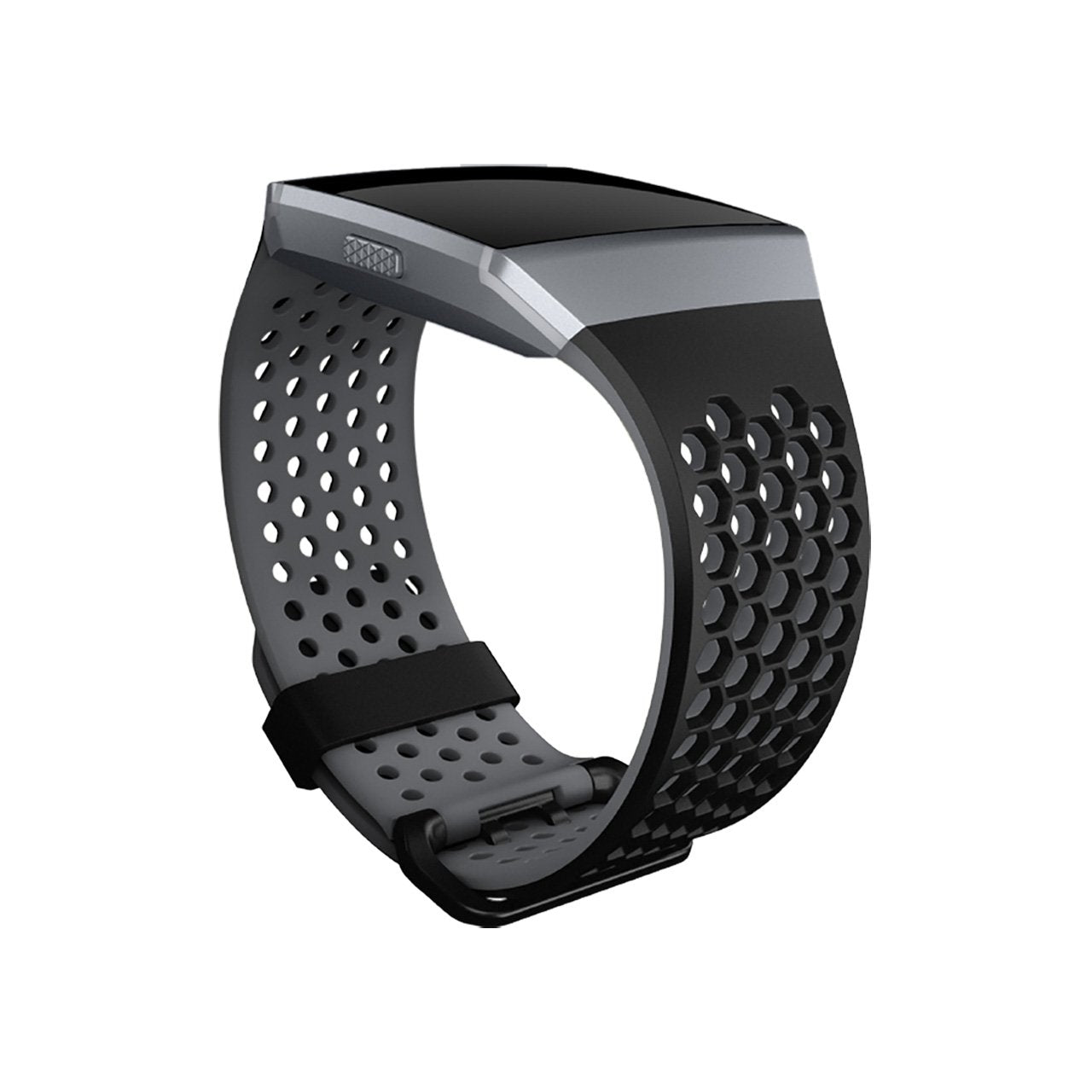 Fitbit Ionic Accessory Sport Band, Black/Gray, Small