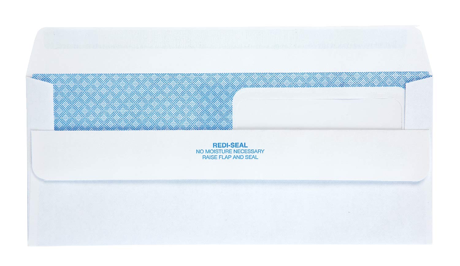 Quality Park 8-5/8 Double Window Envelopes, Redi-Seal, White Wove, 250 per Pack, (24531), Small