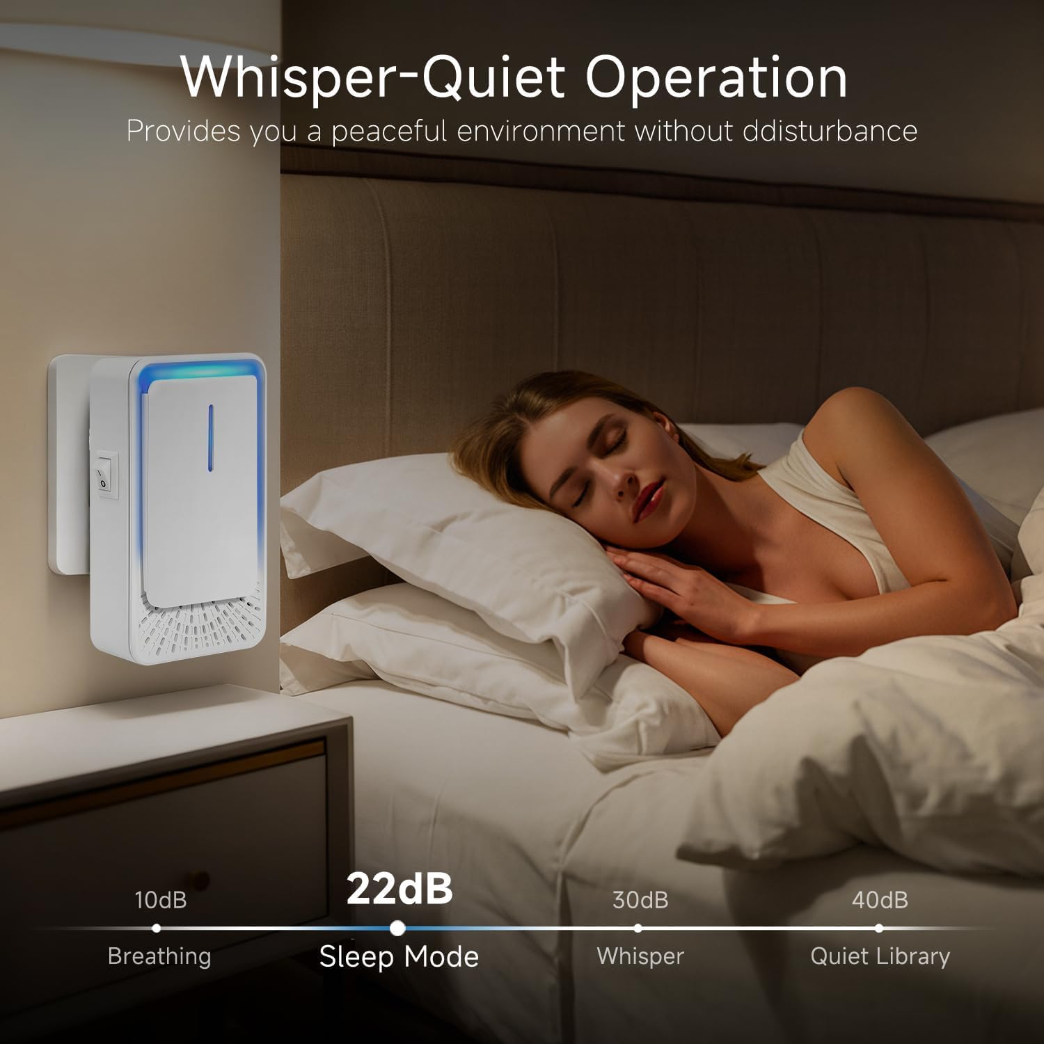 Plug In Air Ionizers - 4Pack Negative Ion Technology Air Purifier, Quiet Mini Air Freshener for Home, Bedroom, Office, Basement - Portable Air Purifiers for Odor, Dust, Pets Smell, Smoke