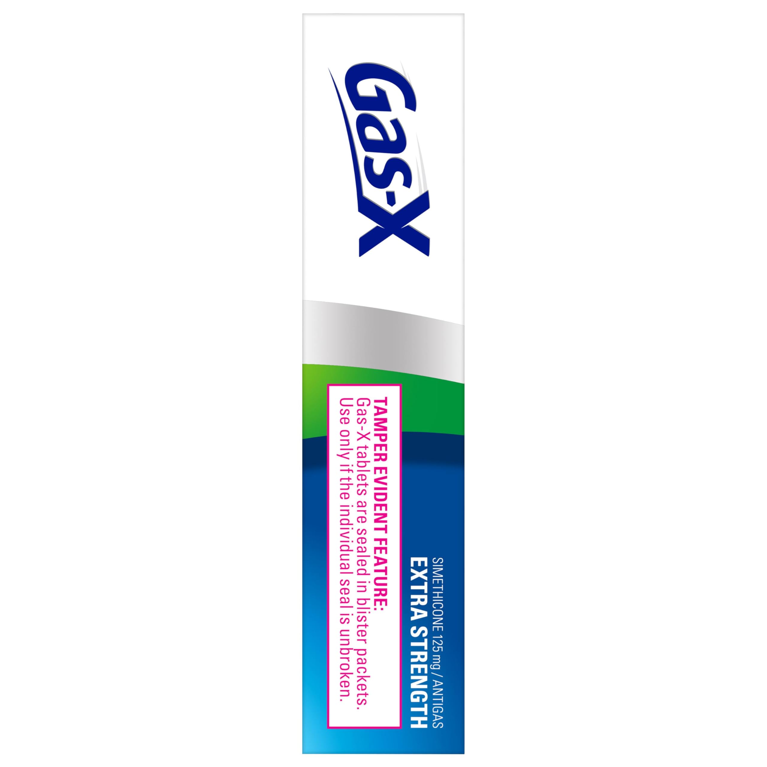 Gas-X Extra Strength Chewable Gas Relief Tablets with Simethicone 125 mg, Cherry - 18 Count