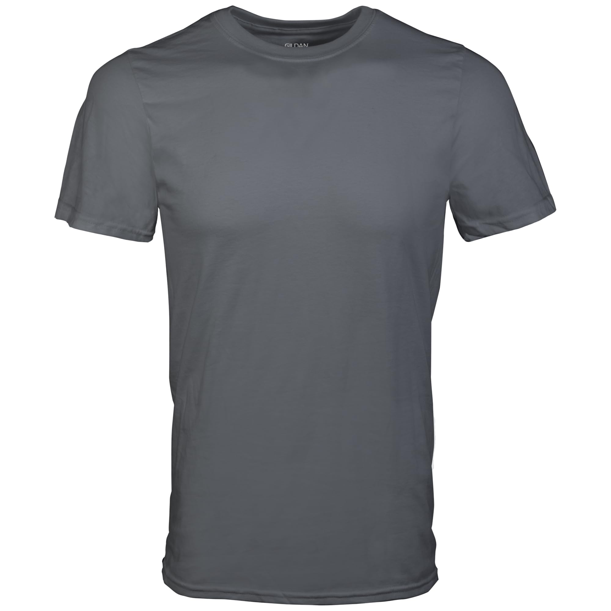 Gildan Men's Crew T-Shirts, Multipack, Style G1100, Black/Sport Grey/Charcoal (5-Pack), Medium