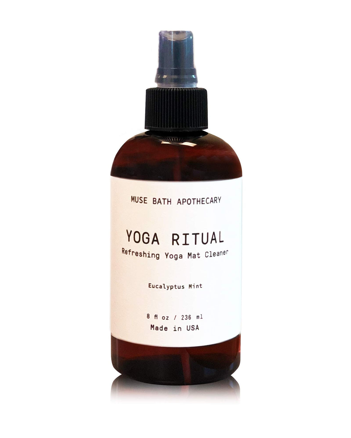Muse Apothecary Yoga Ritual - Aromatic and Refreshing Yoga Mat Cleaner, 8 oz, Infused with Natural Essential Oils - Eucalyptus Mint