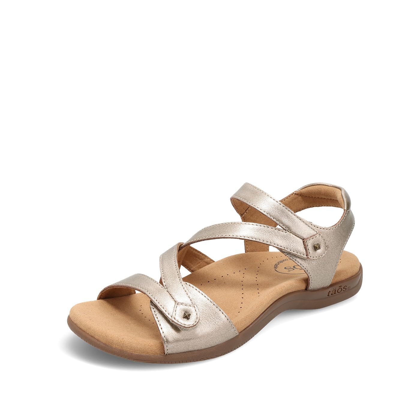 Taos Footwear Women's Big Time Champagne Sandal 7 (M) US