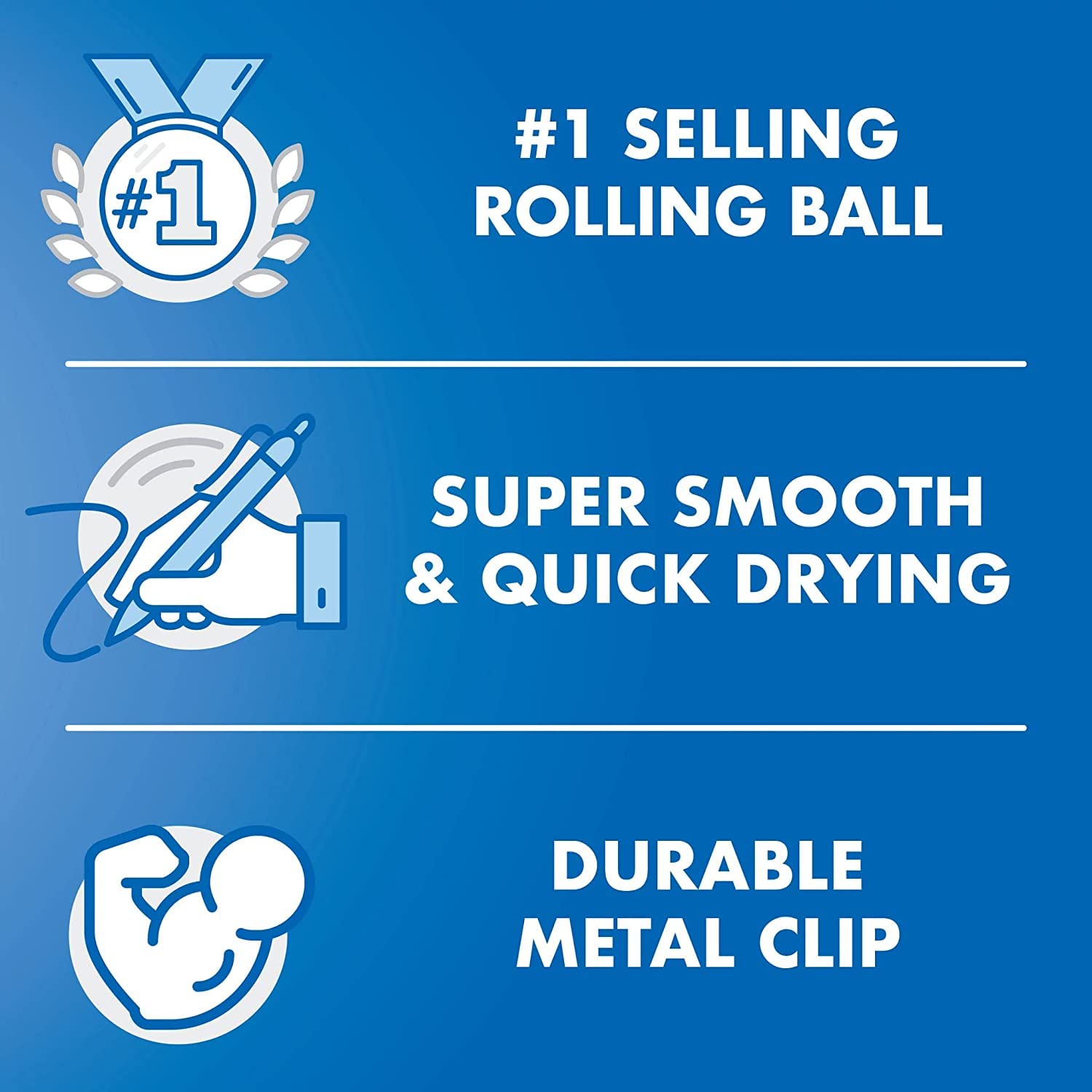 Pilot Precise V7 RT Retractable Rolling Ball Pens, Fine Point, Blue Ink, 6 Pack