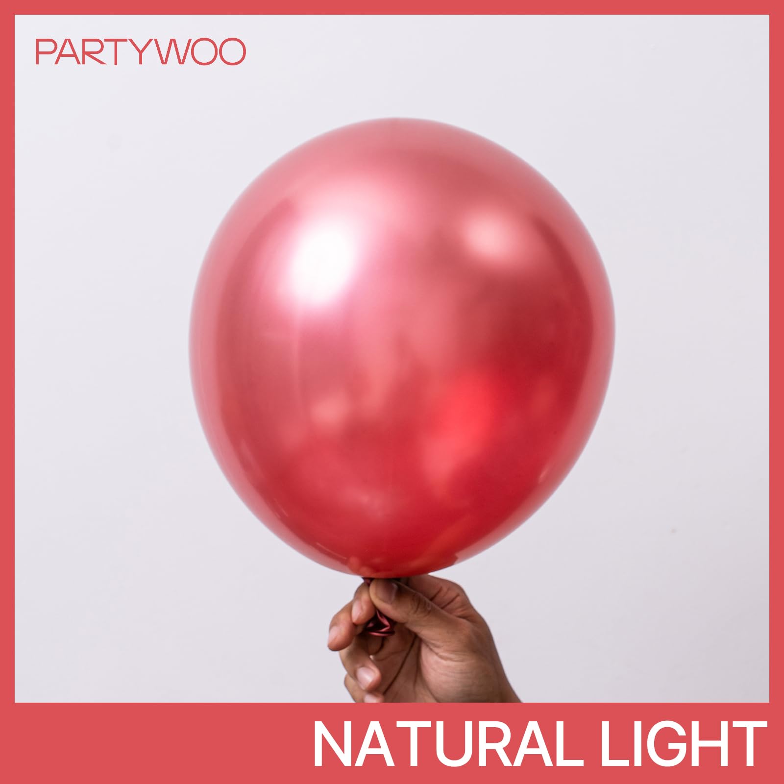 PartyWoo Metallic Red Star Balloons 110pcs Different Sizes 18 12 10 5 Inch Pack 22 Inch Red Spike Star Explosion Foil Mylar Balloon Arch Kit for Birthday Engagement Party Decorations Pink-G104