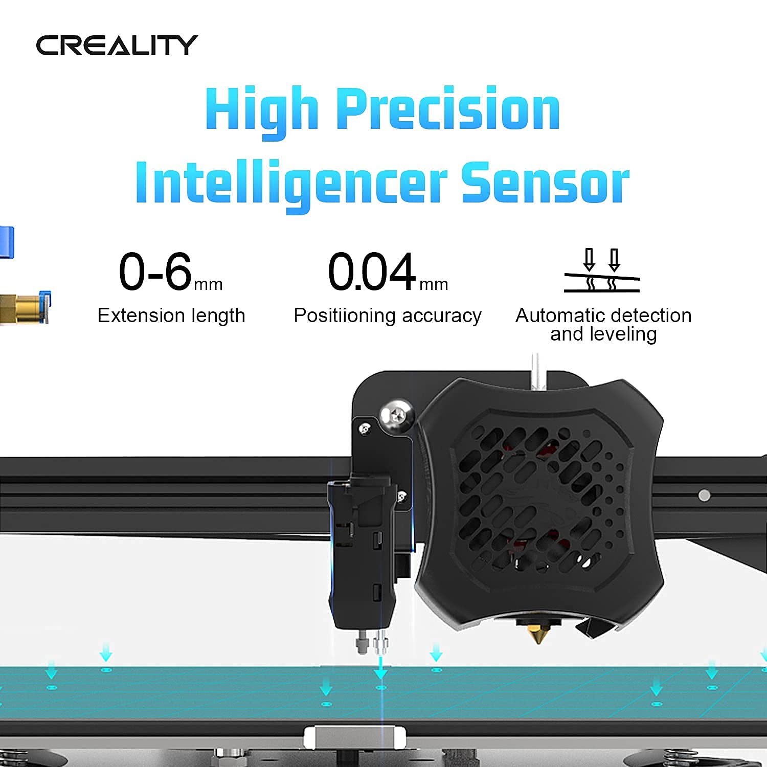 Creality CR Touch Auto Bed Leveling Sensor Kit for Ender 3 v2/ Ender 3/ Ender 3 Pro/Ender 5/Ender 5pro/CR10 for 32 Bit V4.2.2/V4.2.7 Mainboard 3D Printer