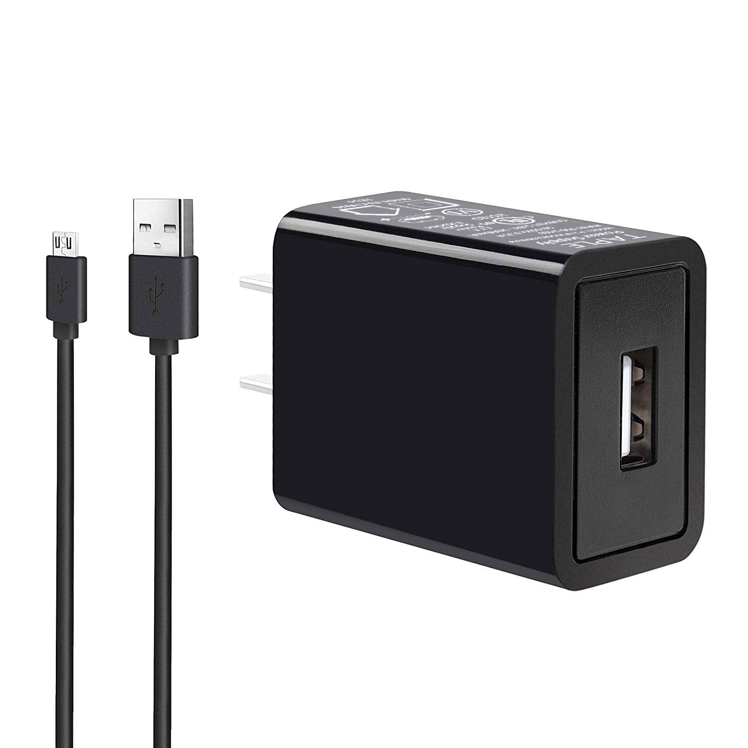 10W Power Adapter Fast Charger 6.5Ft Cable for Charging Paperwhite 7 8 9 10 11,Oasis,Voyage,E-Reader,DX,Keyboard,Touch(2nd-11th Gen),Fire HD,HDX Tablet,Also Compatible with Samsung Tablets